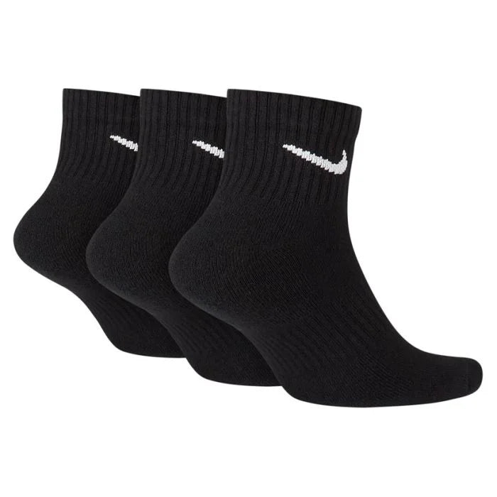 Nike everyday cushioned training ankle sock black 3 pack