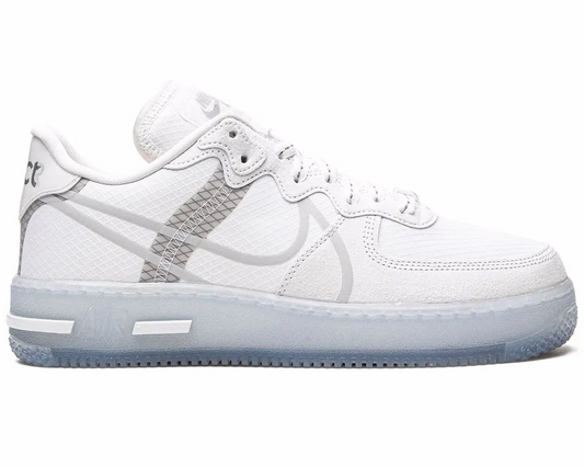Air Force 1 React White/ Light Bone-Sail-Rush Coral sneakers
