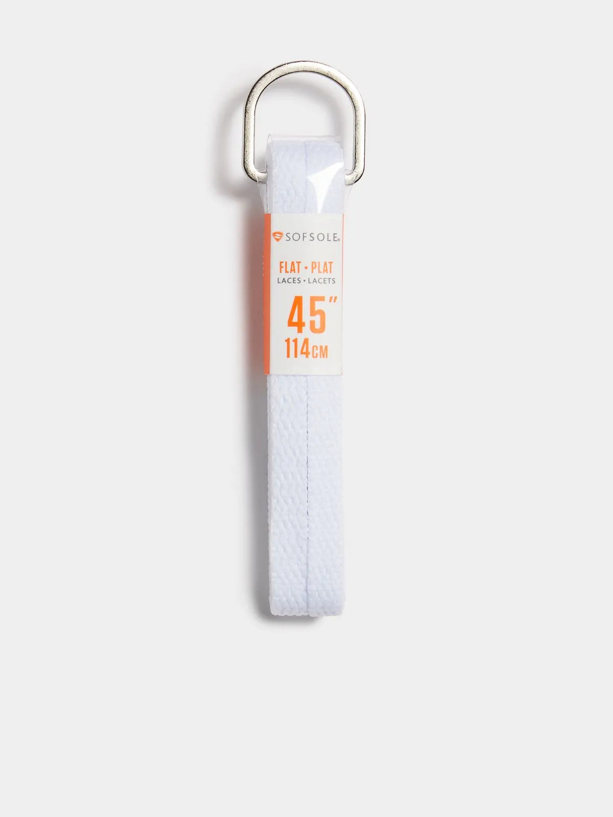 Sof Sole Flat 114cm White Shoe Laces