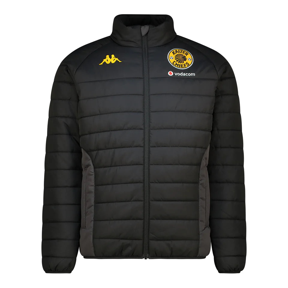 Kaizer Chiefs Official padded/puffer jacket for man in woven recycled fabric.