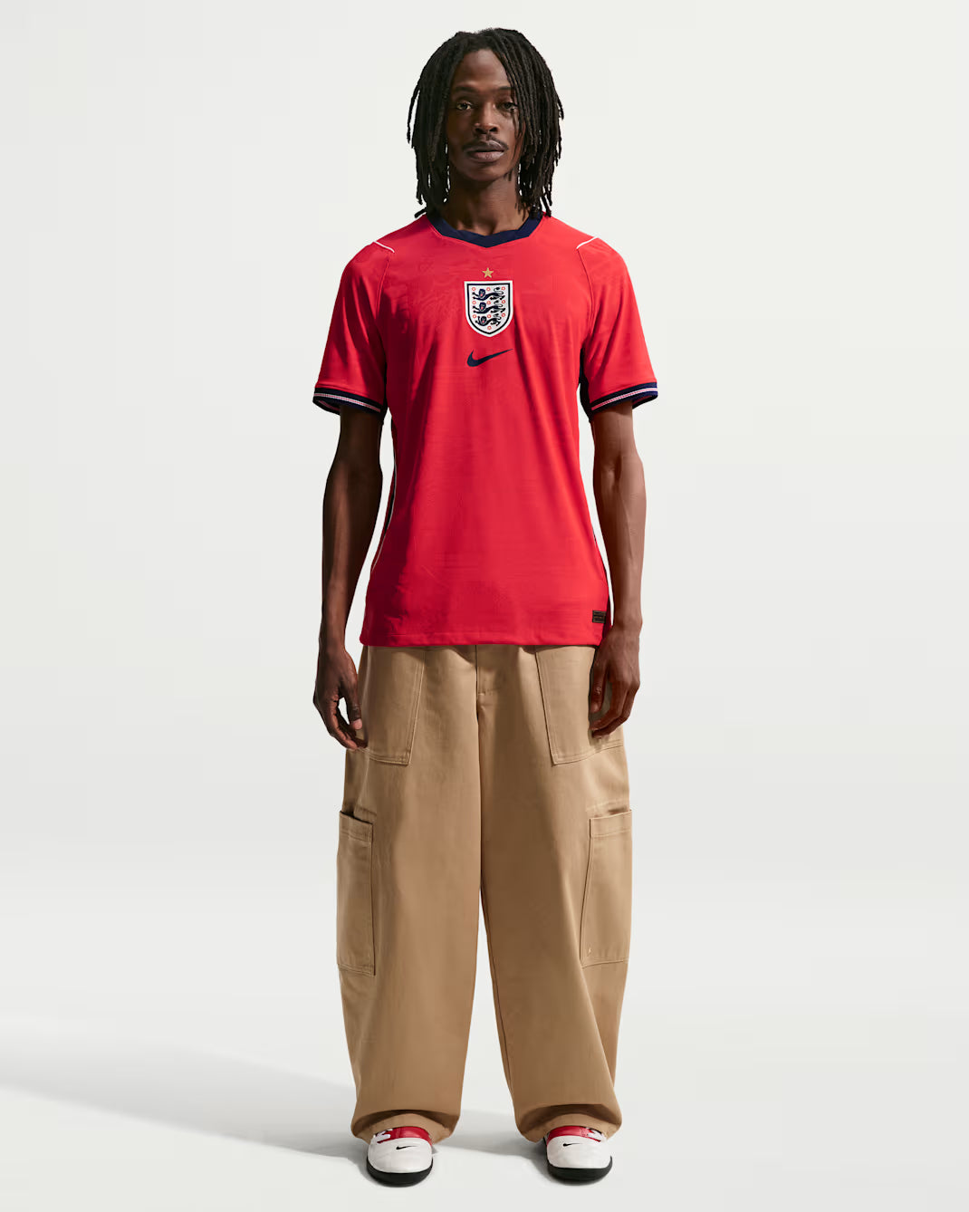 Recycled Materials  England 2026 Match Away Men's Nike Aero-FIT Football Authentic Jersey