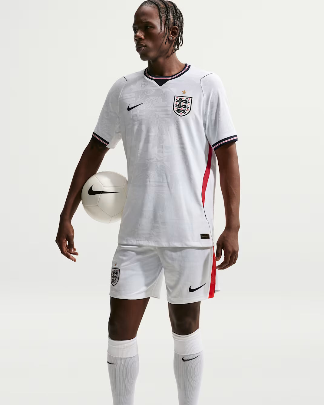 Recycled Materials  England 2026 Match Home Men's Nike Aero-FIT Football Authentic Jersey