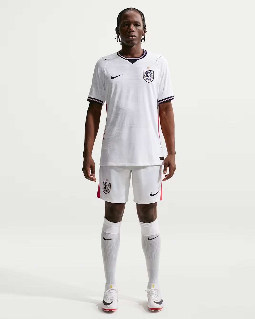 Recycled Materials  England 2026 Match Home Men's Nike Aero-FIT Football Authentic Jersey