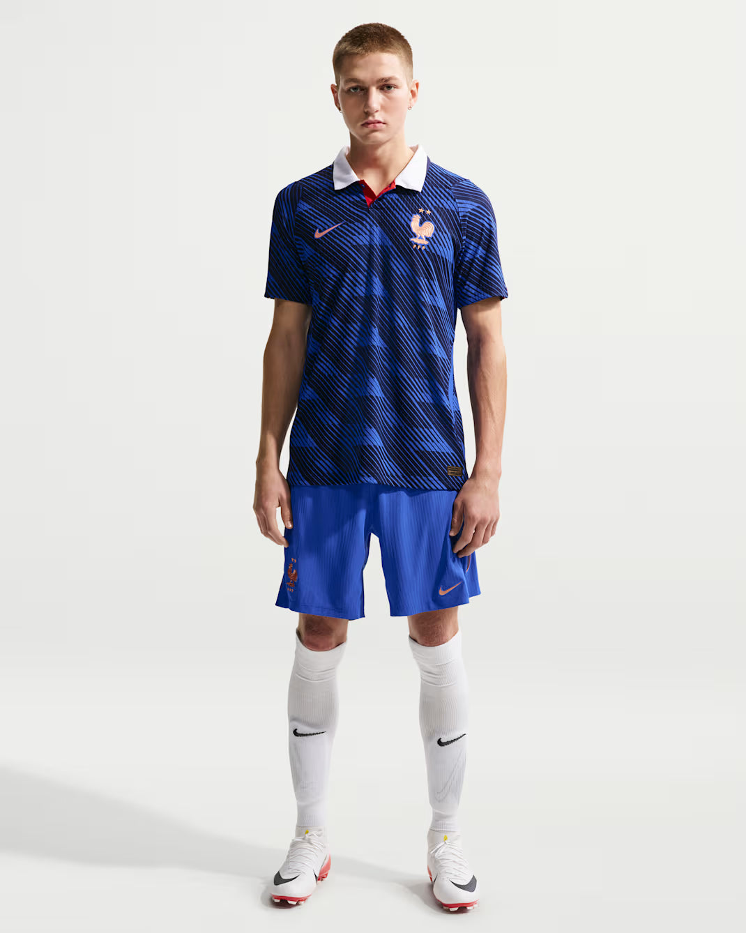 Recycled Materials  FFF 2026/27 Match Home Men's Nike Aero-FIT Football Authentic Jersey