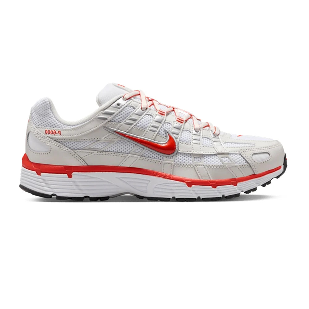 Nike Nike P-6000 'White Platinum Tint Black Picante Red' Women's (2025)