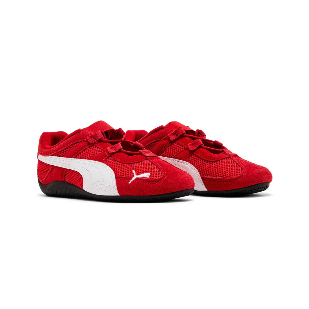 Puma Puma Speedcat Go 'Red White' Women's (2025) PUMA - Speedcat Go mesh sneakers - women - Rubber/Fabric/Suede - Red channels the timeless racing-inspired DNA of...