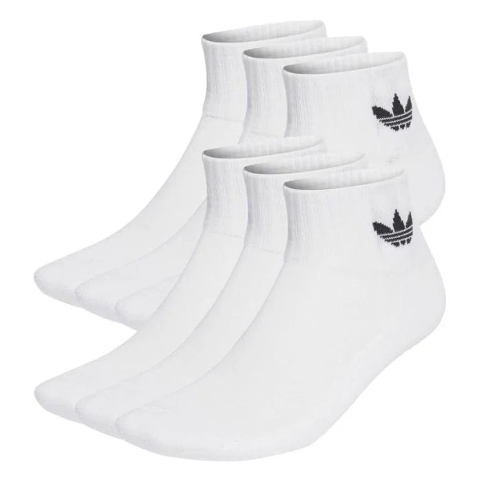 Adidas Originals 1/4 Socks White 6 Pairs