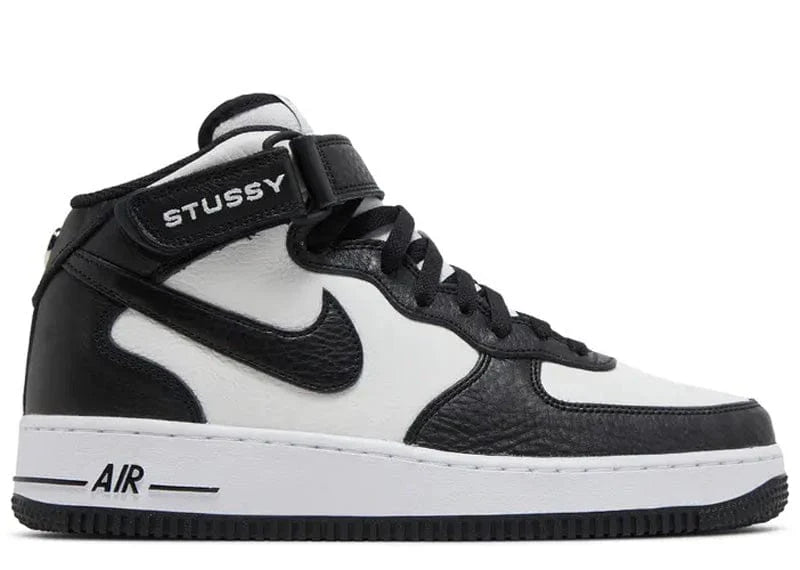 Nike Air Force 1 Mid Stussy Light Bone Black